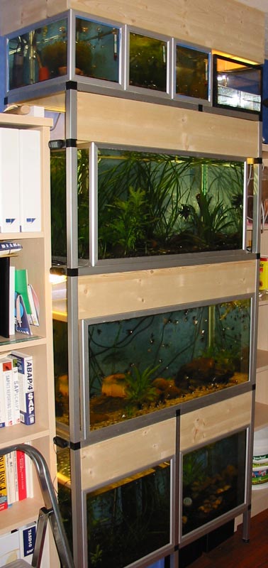 Tank rack, total contents: 515 liter
