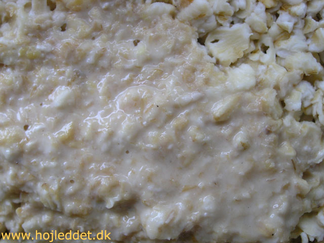 As the culture ages, the oatmeal mixture becomes more liquid.