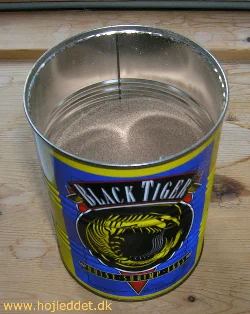 Et kig ned til de tørrede cyster.