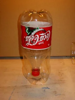 Sådan samles de tre dele til den færdige enhed.